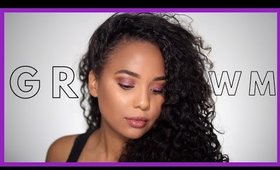 💜 Purple Glam Makeup 💜 Using the Huda Beauty Desert Dusk Palette 💜 | Ashley Bond Beauty