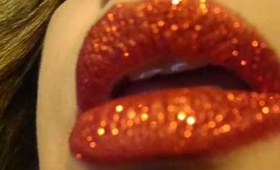 Glitter Ruby Red Lips by Tru Glitz and Glam
