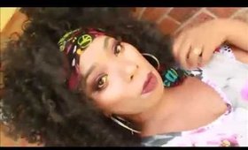 My 7os Theme LOOKBOOK And MakeUp Tutorial !!! 👄👄👄👢👢💄💄