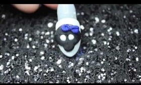 3D Skull Nail Art Tutorial