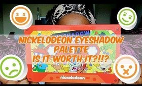 NICKELODEON EYESHADOW PALETTE 1ST IMPRESSIONS    IS IT WORTH IT