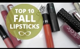 TOP 10 FALL LIPSTICKS