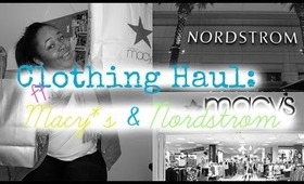 Clothing Haul ft. Macy's, and Nordstrom
