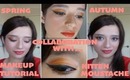 Spring/Autumn makeup look with kittenmoustache