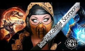 HALLOWEEN: MORTAL COMBAT SCORPION MAKEUP TUTORIAL