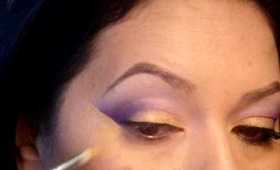 LA LAKERS INSPIRED MAKE UP TUTORIAL