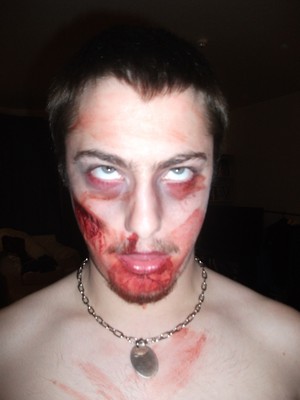 Make up done by myself from Halloween 2011. Great facial expression!