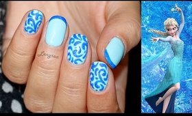 Disney's Frozen Elsa Inspired Nail Art