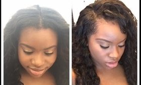 Two Part Flip-Over Method Sew In