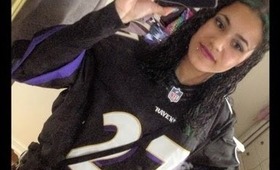 Baltimore Ravens Inspired Get Ready with Me