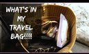 VLOG STYLE WHAT'S IN MY TRAVEL BAG / CARRY ON - LOUIS VUITTON NEVERFULL MM - hollyannaeree