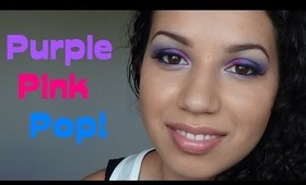 Purple Pink Pop! Makeup Tutorial - RealmOfMakeup