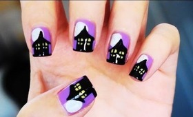 Haunted House Nails!!!