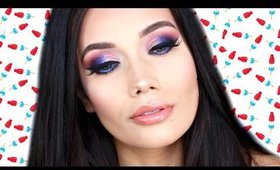 Electric Bomb-Pop Smokey Eyes | TBT Makeup Tutorial