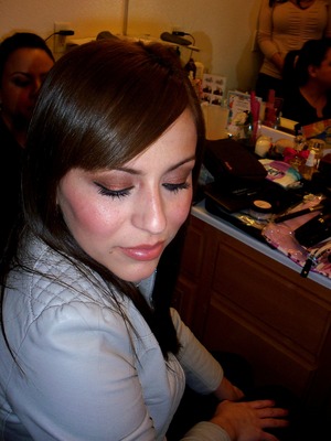 I did my friend Laura's makeup all mark producs!