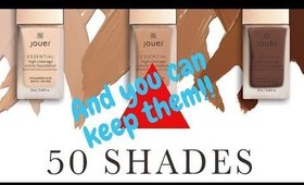 Jouer Essential Foundation Praline Review | 50 Shades of Who Did it & Why!! #Fail