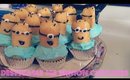 Despicable Me Minion Cupcakes ft. VBear! 💕