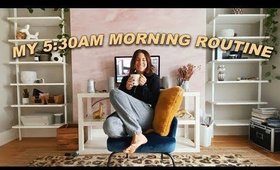 this is my 5:30 AM PRODUCTIVE Morning Routine! ☀️| Jamie Paige