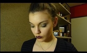 tutorial Nicole Scherzinger smokey eyes, vampy lips