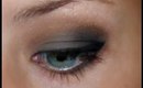 grey and brown smokey eyeshadow tutorial