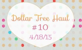 Dollar Tree Haul #10 - 04/18/15 [PrettyThingsRock]