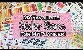 My Favourite Planner Sticker Stores | Bree Taylor