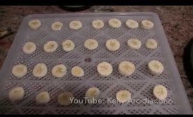 Let's Make Banana  Chips ( Healthy & Raw Vegan )