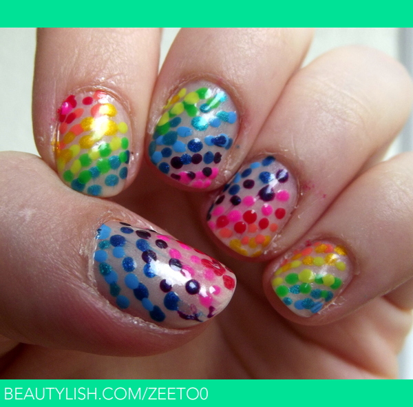 Rainbow dots! | Nora H.'s (zeeto) Photo | Beautylish