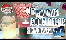 DIY Holiday Room Decor + HUGE HOLIDAY GIVEAWAY! WIN AN IPAD & MORE!