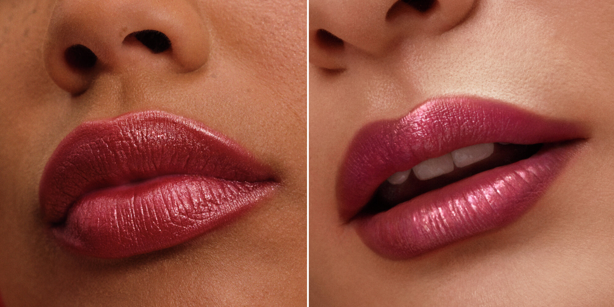 Chantecaille model wearing the Lip Cristal in Aventurine