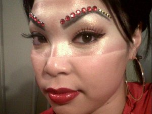 San Francisco 49er Makeup