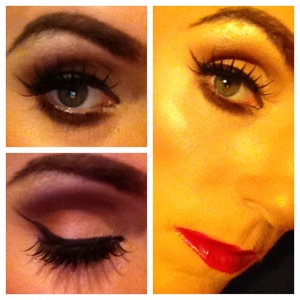 Neutral smokey eye with a Fushia pink lip perfect for valentines day 💗