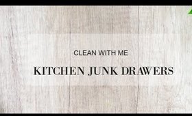Organized My Kitchen Junk Drawers