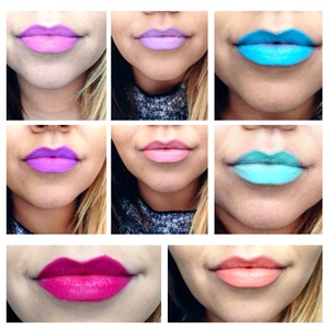 Top row: Great Pink Planet, D'lilac, No She Didn't 
Middle Row: Airborne Unicorn, Babette, Mint to Be
Bottom Row: Centrifuschia, Cosmopop