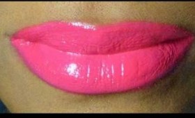 wearing bright  lip color for the rainy days: occ lip tar sleek pout paints