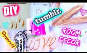DIY TUMBLR & PINTEREST INSPIRED ROOM DECOR!