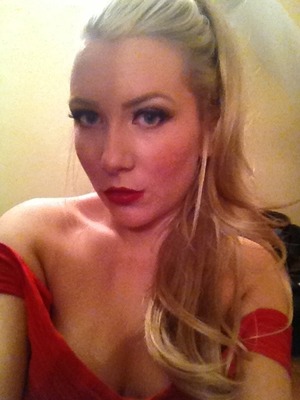 Going out make up and hair.