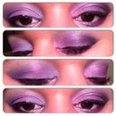 Purple smokey eye