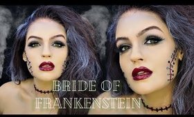 BRIDE OF FRANKENSTEIN Halloween Makeup