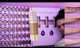 NEW Tarte Face Tape Foundation Swatches & Review