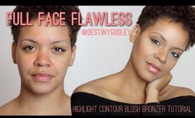 Highlight Contour Blush FULL FACE Tutorial