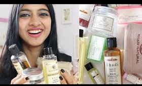 #4 KHADI HAUL & REVIEW | Affordable & Natural Hair Care, Skin Care | Budget Beauty