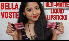 *NEW* BELLA VOSTE ULTI-MATTE LIQUID LIPSTICK | 6 Shades | Swatches & Review | Stacey Castanha