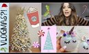 Decorating for Christmas, PR Unboxing, DIY Ornaments | VLOGMAS 2017