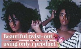 DEFINED Flat Twist Out Using 1 Product!