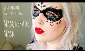 Masquerade Mask Halloween Tutorial