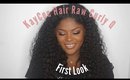 KayCee Hair Raw Curly Q First Look! | ShakirahhSays