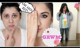 Hiding My Zit! | GRWM