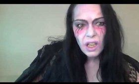 Banshee Make Up Tutorial - Halloween 2015