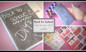 DIY ideas to spice up your school supplies ♥